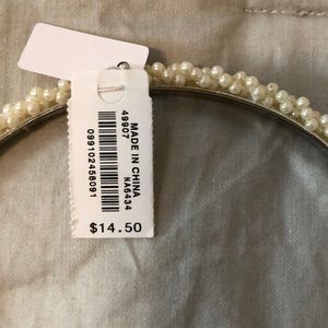 J. Crew Accessories - J Crew Pearl Headband J. Crew Accessories - J Crew Pearl Headband